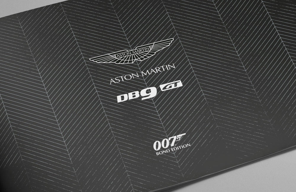 Showcasing the luxury car book design we worked on for Aston Martin